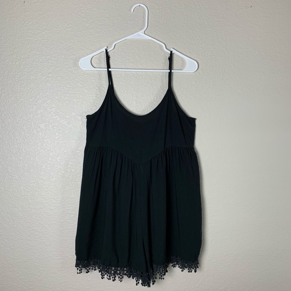 Volcom Black Summer Down Romper